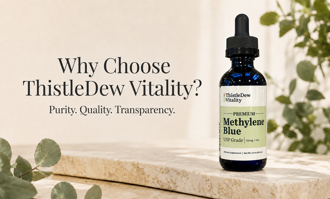 Best Methylene Blue Supplement: Why Choose ThistleDew Vitality?