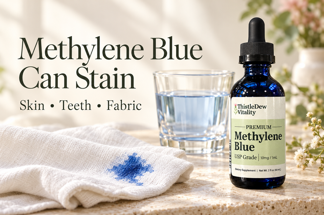 Can Methylene Blue Stain Skin, Teeth, or Fabric?