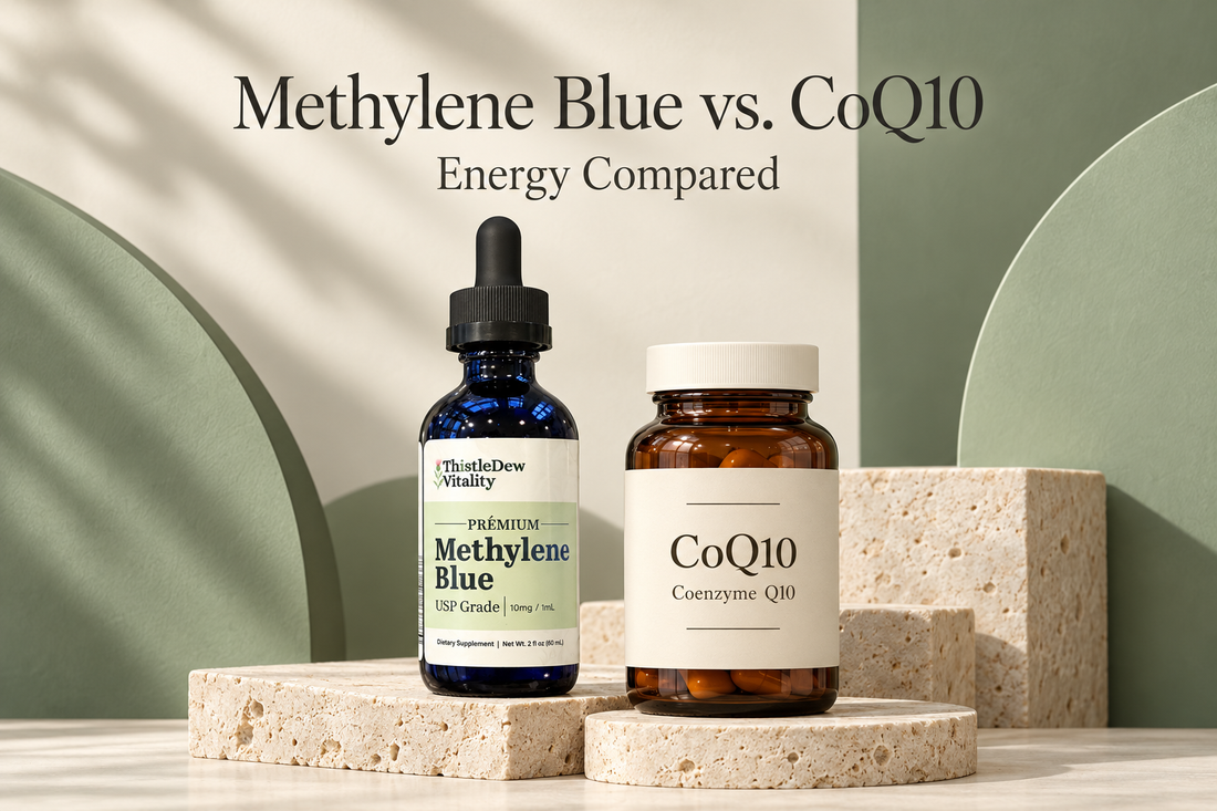 Methylene Blue Versus CoQ10: Energy Compared