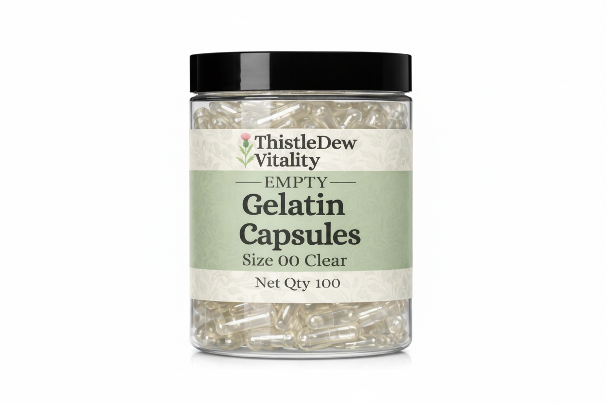Empty Gelatin Capsules - Size 00