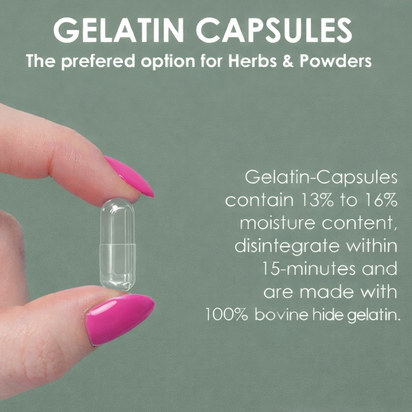 Empty Gelatin Capsules - Size 00