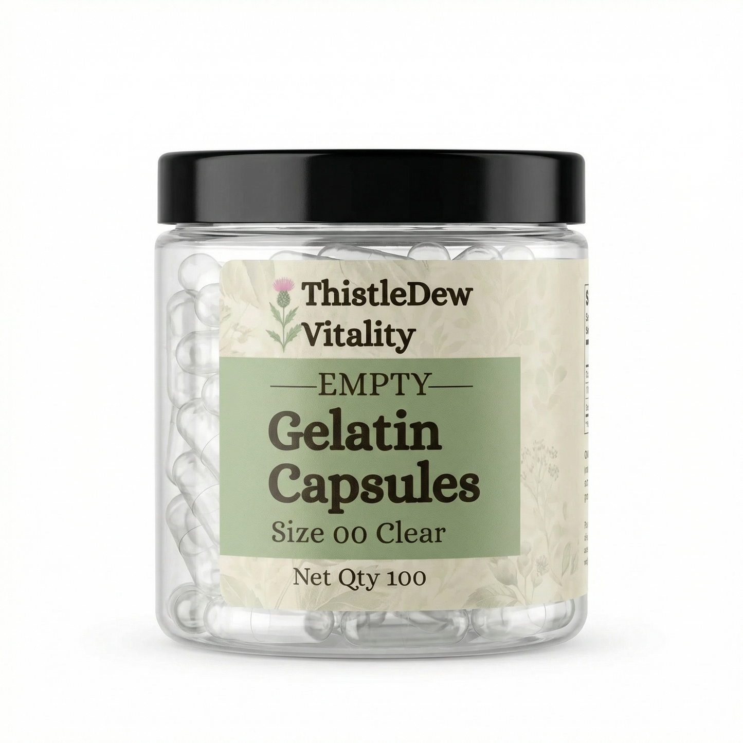 Empty Gelatin Capsules - Size 00